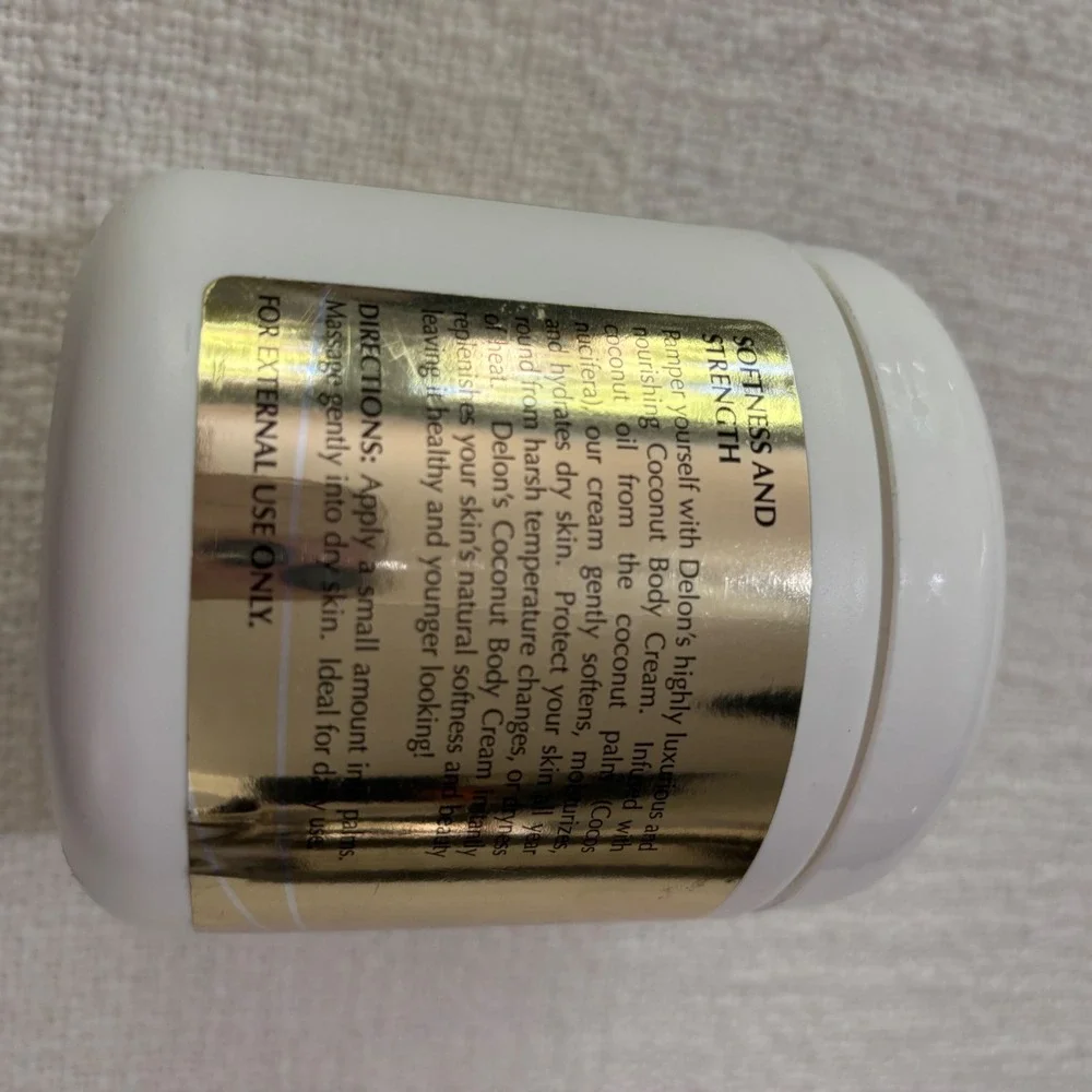 Delon+ Ultra-Hydrating Body Cream with Coconut Oil 16 oz SLS Paraben Free
